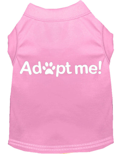 Pet Dog & Cat Shirt Screen Printed, "Adopt Me" - DOGGO'S KING