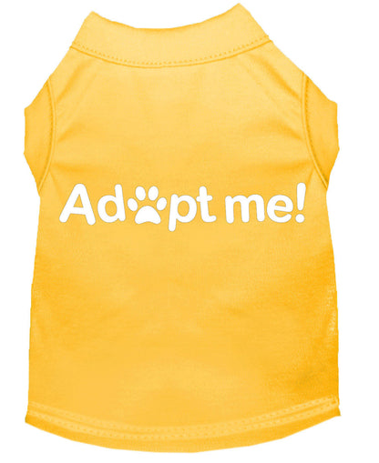 Pet Dog & Cat Shirt Screen Printed, "Adopt Me" - DOGGO'S KING