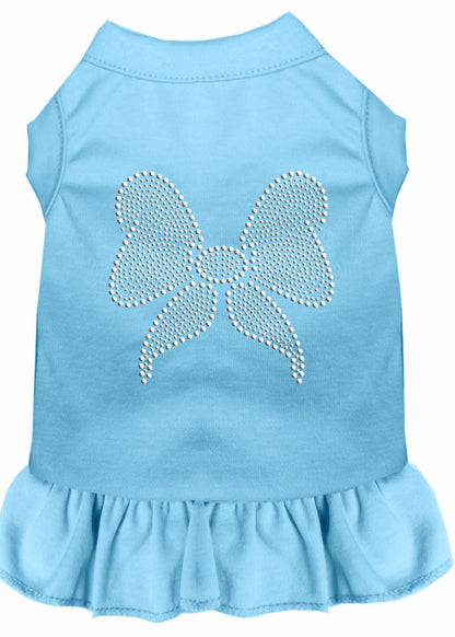 Pet Dog & Cat Dress Rhinestone, "Bow"