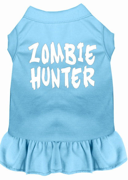 Halloween Pet Dog & Cat Dress Screen Printed, "Zombie Hunter" - DOGGO'S KING