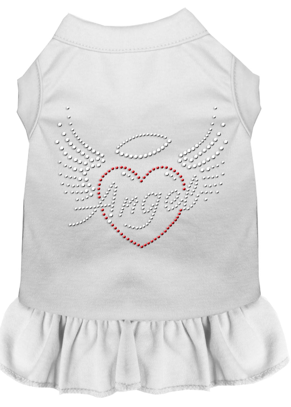 Pet Dog & Cat Dress Rhinestone, "Angel Heart"