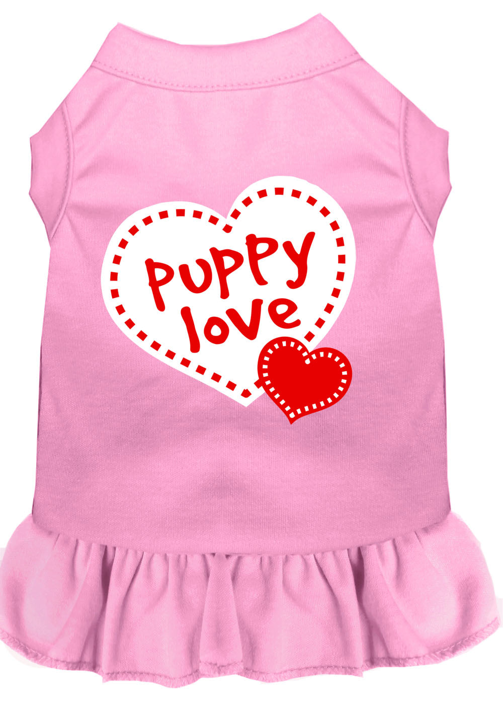 Pet Dog & Cat Dress Screen Printed, "Puppy Love"