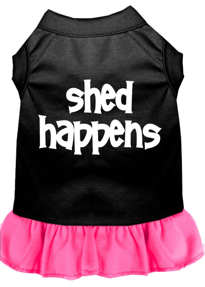 Dog Dress, Pet Dog & Cat Dress Screen Printed, "Shed Happens" - DOGGO'S KING