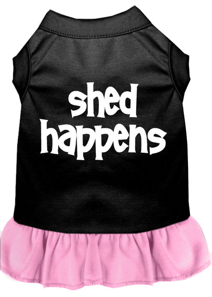 Dog Dress, Pet Dog & Cat Dress Screen Printed, "Shed Happens" - DOGGO'S KING