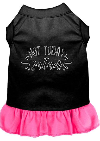 Pet Dog & Cat Dress Screen Printed, "Not Today Satan"