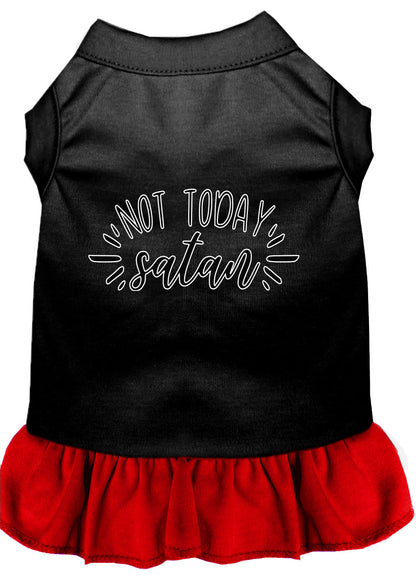 Pet Dog & Cat Dress Screen Printed, "Not Today Satan"
