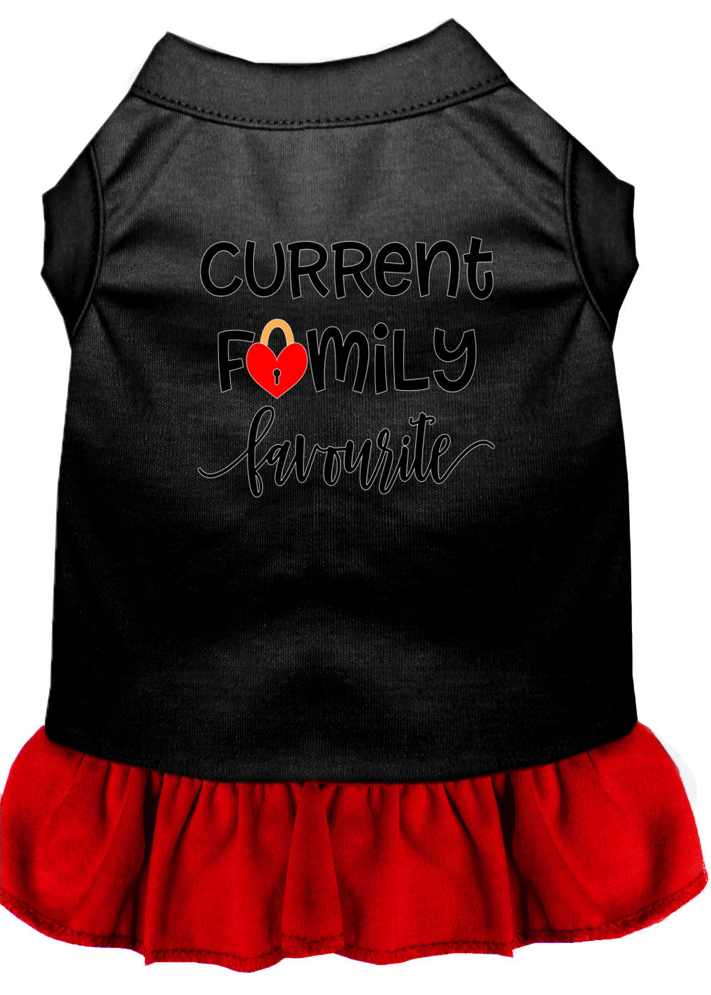 Pet Dog & Cat Dress Screen Printed, "Current Family Favorite"
