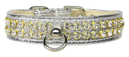 Dog, Puppy & Pet Collar, "#72 Clear Crystal Jewelry Set" - DOGGO'S KING