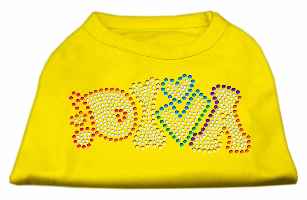 Pet Dog & Cat Shirt Rhinestone, "Technicolor Diva"