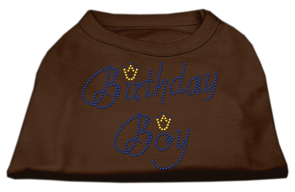 Pet Dog & Cat Shirt Rhinestone, "Birthday Boy"