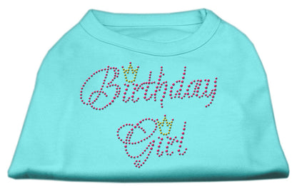 Pet Dog & Cat Shirt Rhinestone,"Birthday Girl"