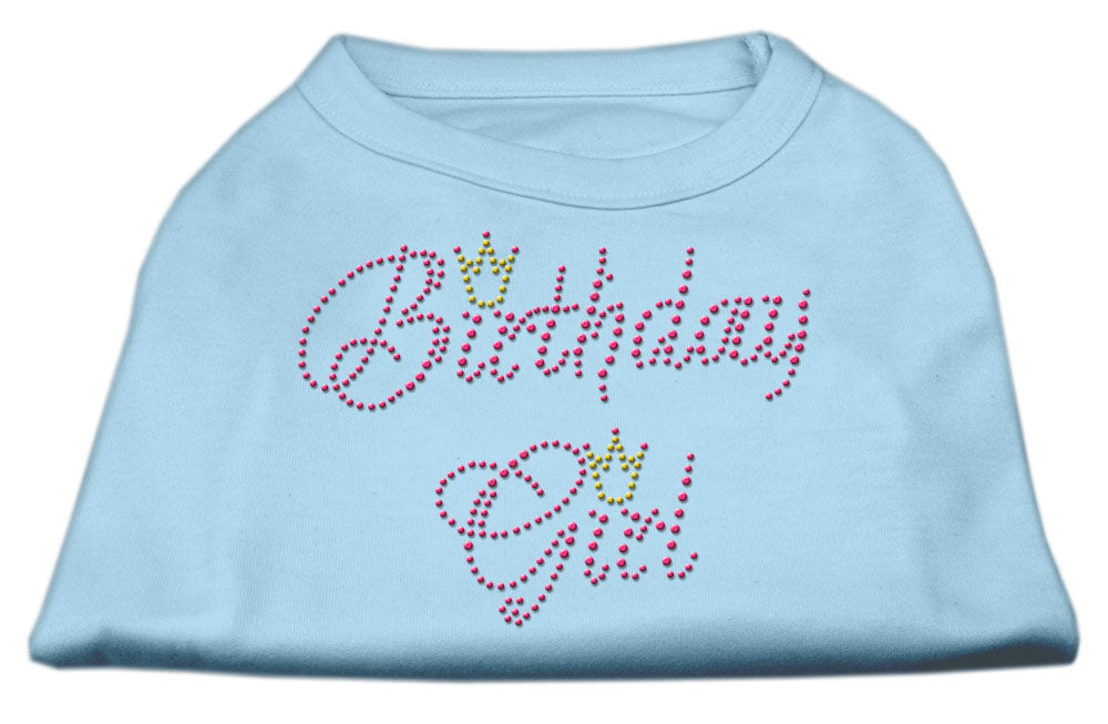 Pet Dog & Cat Shirt Rhinestone, "Birthday Girl"