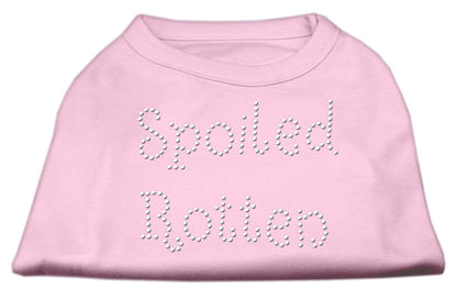 Pet Dog & Cat Shirt Rhinestone, "Spoiled Rotten" - DOGGO'S KING