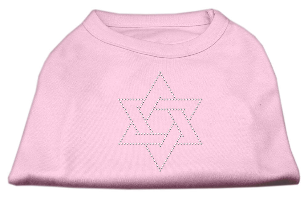 Pet Dog & Cat Shirt Rhinestone, "Star Of David"