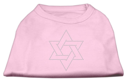 Pet Dog & Cat Shirt Rhinestone, "Star Of David"