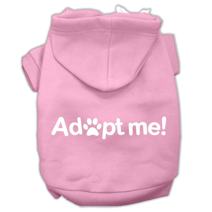 Pet, Dog & Cat Hoodie Screen Printed, "Adopt Me" - DOGGO'S KING