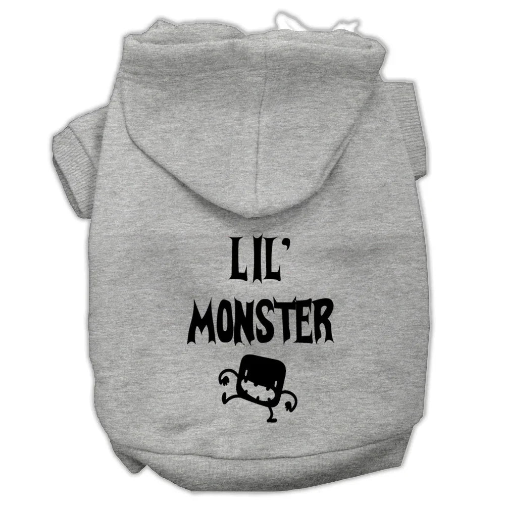 Halloween Pet, Dog & Cat Hoodie Screen Printed, "Lil Monster" - DOGGO'S KING