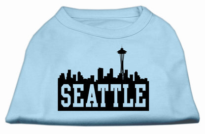 Pet Dog & Cat Shirt Screen Printed, "Seattle Skyline" - DOGGO'S KING
