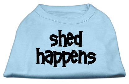 Pet Dog & Cat Shirt Screen Printed, "Shed Happens" - DOGGO'S KING