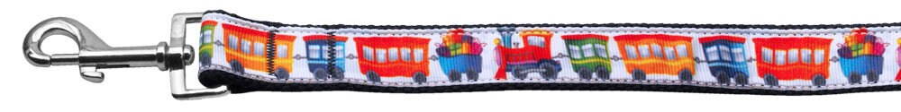 Pet Dog & Cat Nylon Collar or Leash, "Trains" - DOGGO'S KING