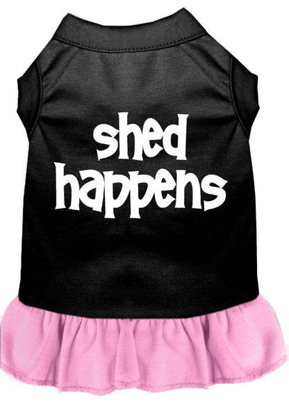 Dog Dress, Pet Dog & Cat Dress Screen Printed, "Shed Happens" - DOGGO'S KING