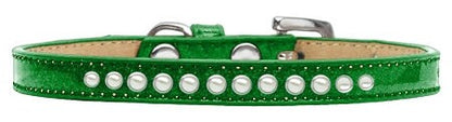 Dog, Puppy and Pet Ice Cream Collar, "One Row Pearl" - DOGGO'S KING
