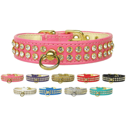 Dog, Puppy & Pet Collar, "#72 Clear Crystal Jewelry Set" - DOGGO'S KING
