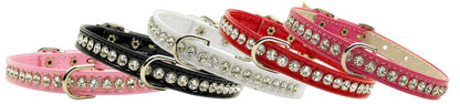 Dog, Puppy & Pet Collar, "Patent Jewel Beverly" - DOGGO'S KING