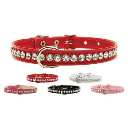 Dog, Puppy & Pet Collar, "Patent Jewel Beverly" - DOGGO'S KING