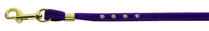 Dog, Puppy & Pet Leash, "Velvet 3/8" Inch Wide" - DOGGO'S KING