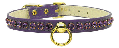 Dog, Puppy & Pet Collar, "Petite Rhinestone" - DOGGO'S KING