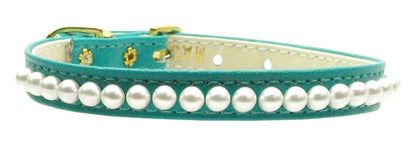 Dog, Puppy & Pet Collar, "3/8" Wide Pearl" - DOGGO'S KING
