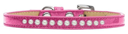 Dog, Puppy and Pet Ice Cream Collar, "One Row Pearl" - DOGGO'S KING