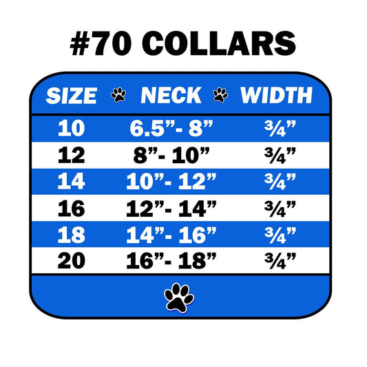 Dog, Puppy & Pet Collar, "Animal Print #70" - DOGGO'S KING