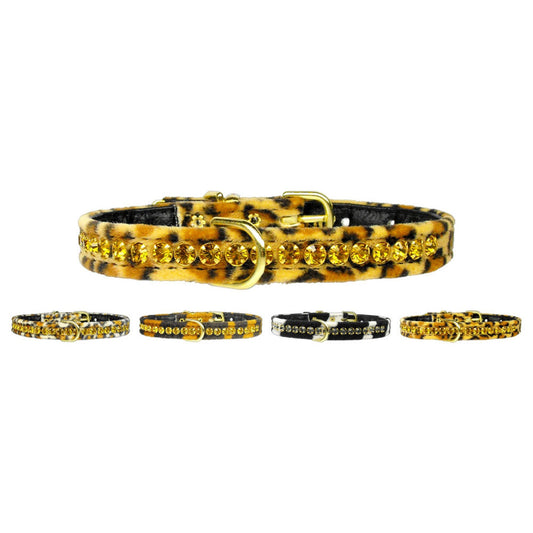 Dog, Puppy and Pet Collar, "Animal Print Princess" - DOGGO'S KING