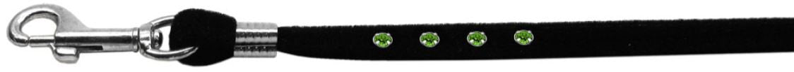 Dog, Puppy & Pet Leash, "Black Velvet Jeweled" - DOGGO'S KING