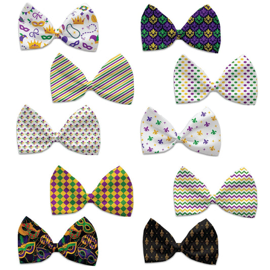 Pet, Dog and Cat Bow Ties, "Mardi Gras Group"