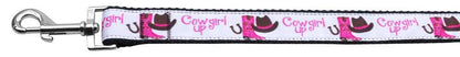 Pet Dog & Cat Nylon Collar or Leash, "Cowgirl Up" - DOGGO'S KING