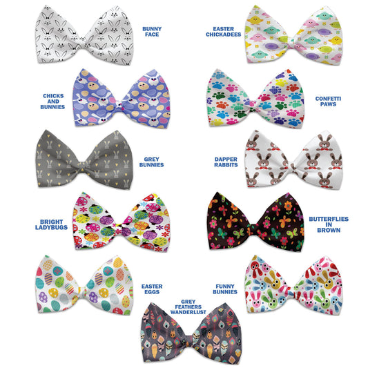 Pet, Dog and Cat Bow Ties, "Easter Group" *Available in 11 different pattern options!* - DOGGO'S KING