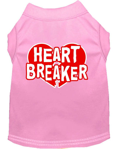Pet Dog & Cat Shirt Screen Printed, "Heart Breaker" - DOGGO'S KING