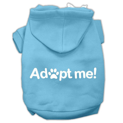 Pet, Dog & Cat Hoodie Screen Printed, "Adopt Me" - DOGGO'S KING