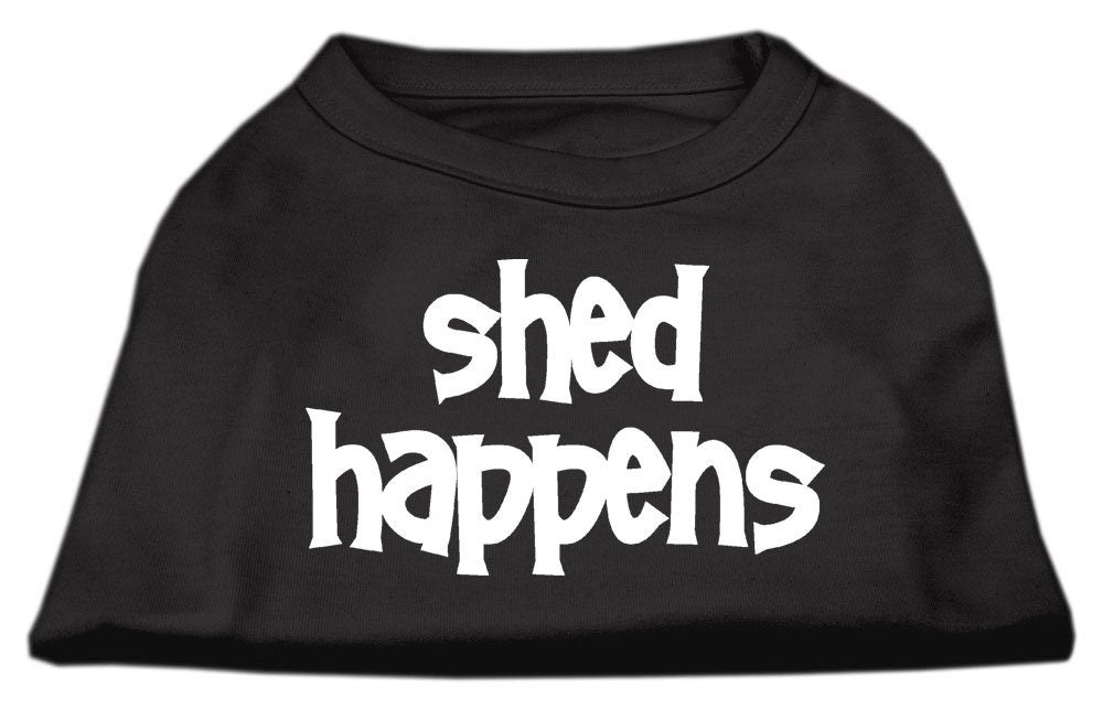 Pet Dog & Cat Shirt Screen Printed, "Shed Happens" - DOGGO'S KING