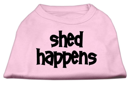 Pet Dog & Cat Shirt Screen Printed, "Shed Happens" - DOGGO'S KING