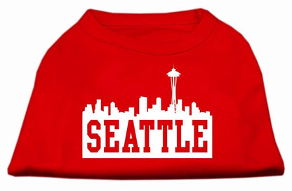 Pet Dog & Cat Shirt Screen Printed, "Seattle Skyline" - DOGGO'S KING