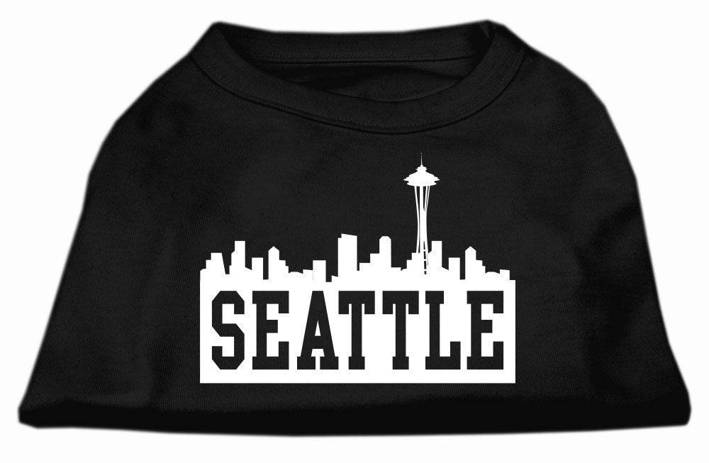 Pet Dog & Cat Shirt Screen Printed, "Seattle Skyline" - DOGGO'S KING