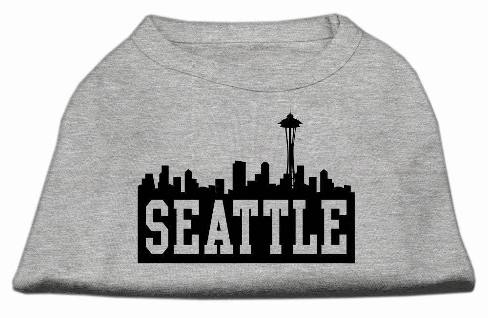 Pet Dog & Cat Shirt Screen Printed, "Seattle Skyline" - DOGGO'S KING