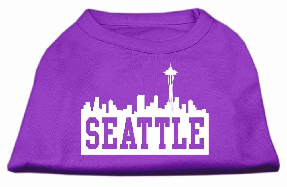 Pet Dog & Cat Shirt Screen Printed, "Seattle Skyline" - DOGGO'S KING