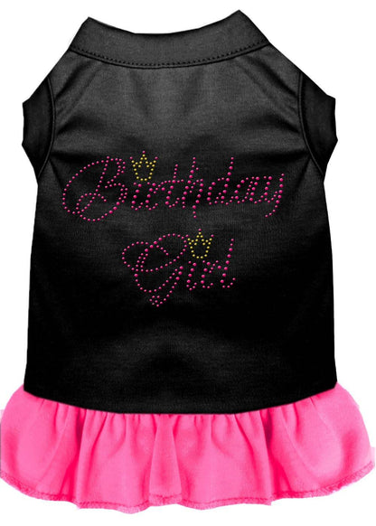 Pet Dog & Cat Dress Rhinestone, "Birthday Girl" - DOGGO'S KING