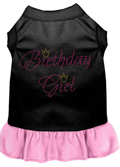 Pet Dog & Cat Dress Rhinestone, "Birthday Girl" - DOGGO'S KING