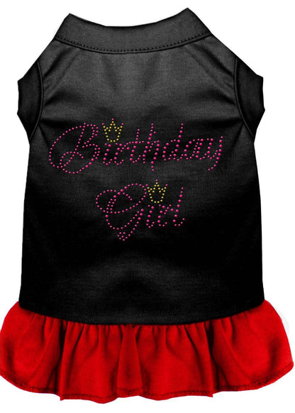 Pet Dog & Cat Dress Rhinestone, "Birthday Girl" - DOGGO'S KING